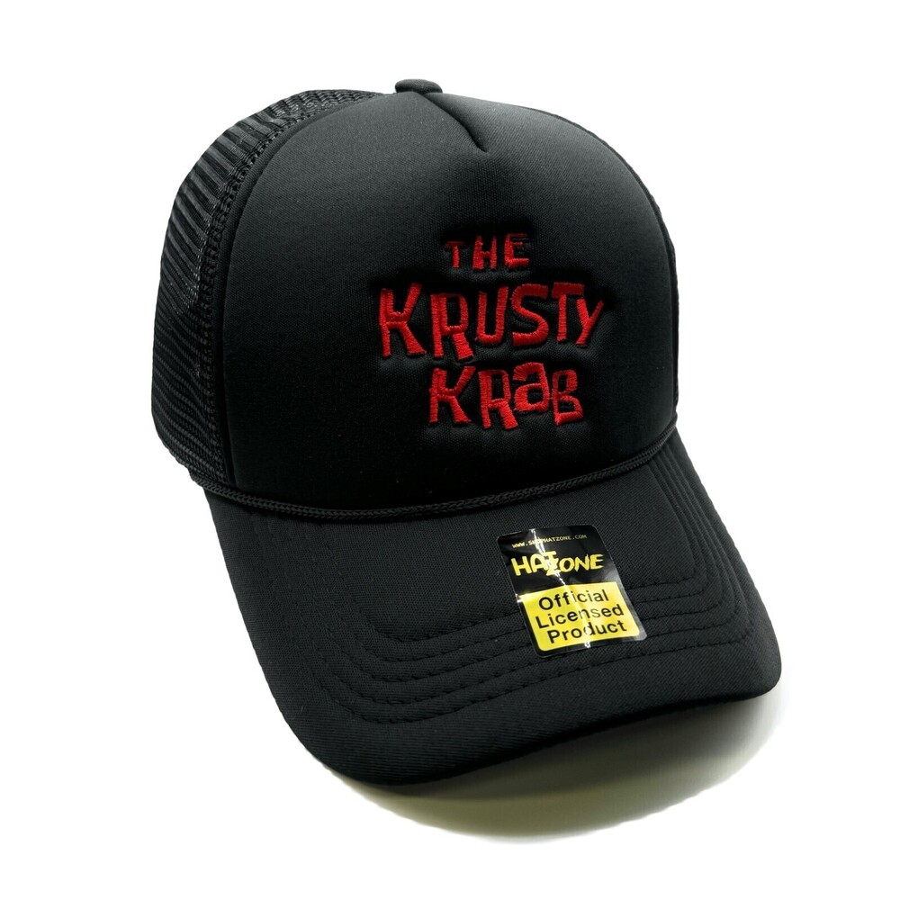 The Krusty Krab Mesh Trucker Snapback (Black)